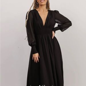 Black Olivia Maxi Dress Size 2XL New